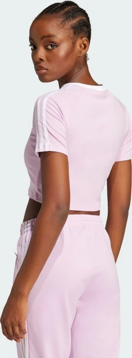 adidas 3-Streifen Baby T-Shirt kurzarm light orchid (Damen)