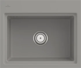 Villeroy & Boch Subway Style 60 S flat flächenbündig Becken mittig fossil