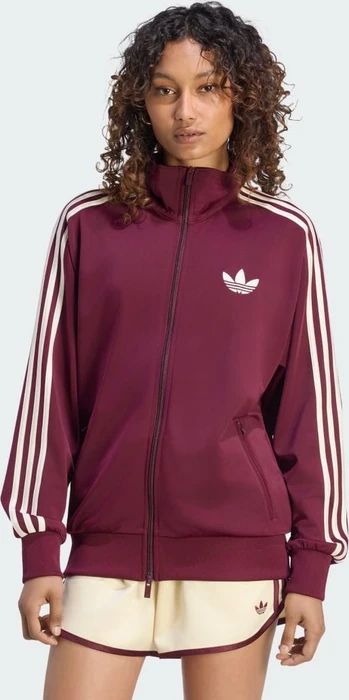 adidas Firebird Track Top Loose Trainingsjacke maroon/cream white (Damen)