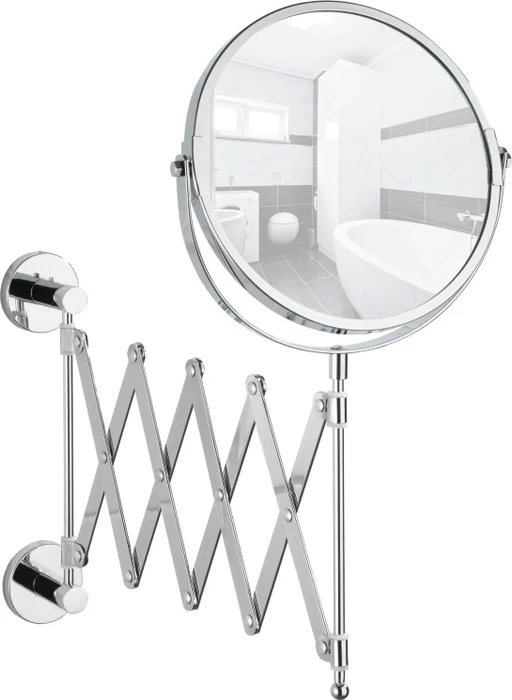 Wenko Power-Loc Teleskop Elegance Kosmetikspiegel Wand