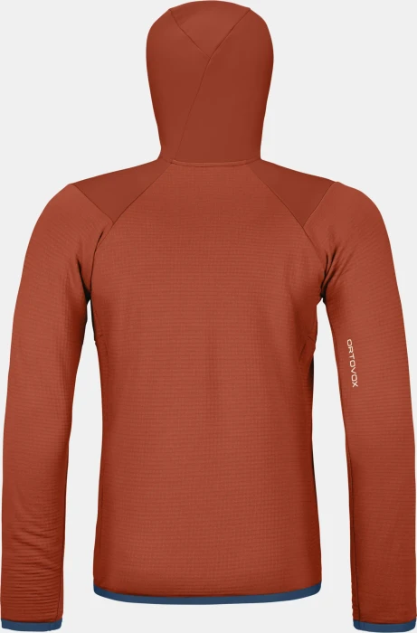 Ortovox Fleece Grid Hoody Funktionsjacke clay orange (Herren)