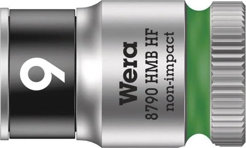 Wera 8790 HMB HF Zyklop Außensechskant Steckschlüssel 3/8", 9x29mm