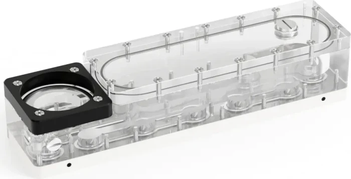 Alphacool Apex Distro Plate North XL D5/DDC weiß, Verteilerplatte