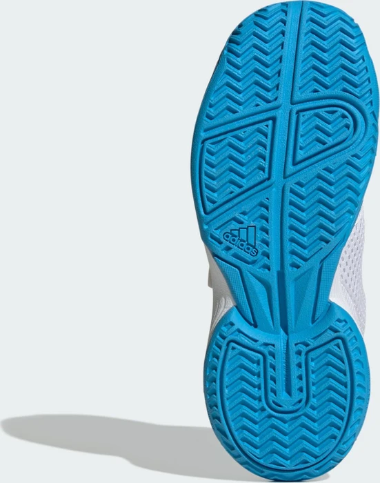 adidas Courtflash Hook-and-Loop cloud white/cyber metallic/lucid aquamarine (Junior)