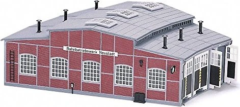 Fleischmann Ringlokschuppen-Bausatz