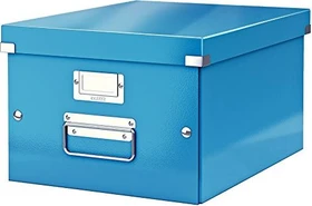 Leitz Click & Store WOW Aufbewahrungsbox mittel, A4, blau