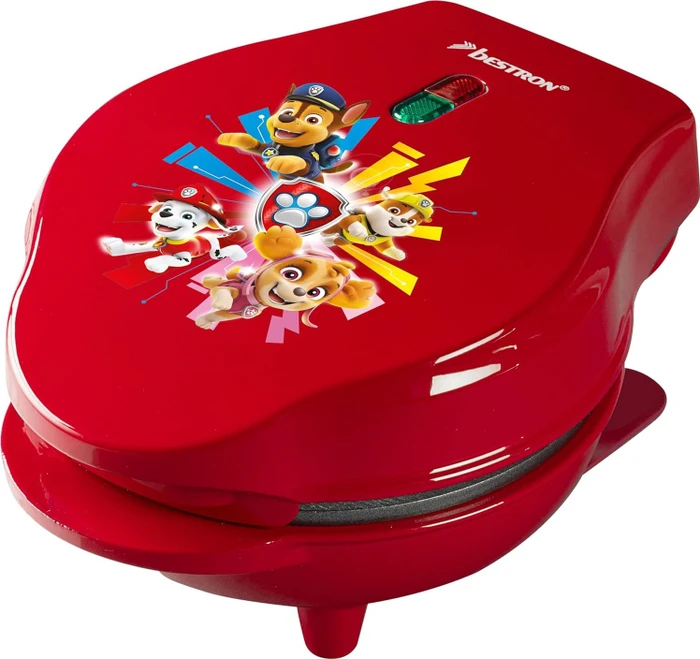 Bestron APP500R Paw Patrol Mini Waffelautomat Waffeleisen rot