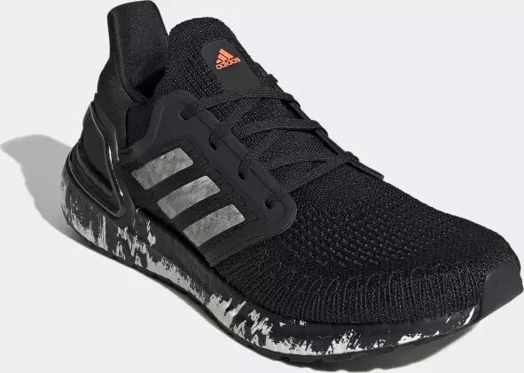 adidas Ultraboost 20 core black/cloud white/signal coral (Herren)