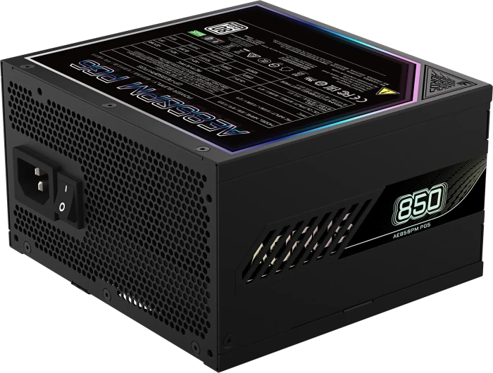 GIGABYTE AORUS Elite Platinum P850W 850W, ATX 3.1, Rev. 1.1