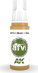 AK-Interactive 3rd Gen Acrylic Colors AFV Series mustard yellow, 17ml