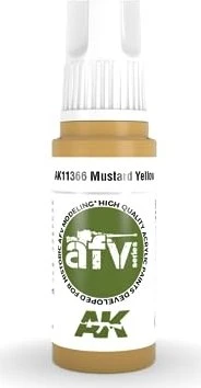 AK-Interactive 3rd Gen Acrylic Colors AFV Series mustard yellow, 17ml