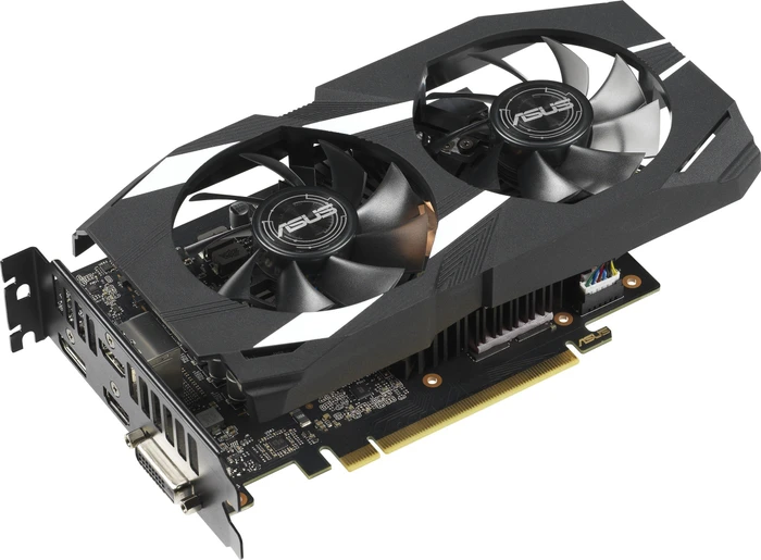 ASUS Dual GeForce GTX 1660 Ti OC, DUAL-GTX1660TI-O6G, 6GB GDDR6, DVI, 2x HDMI, DP