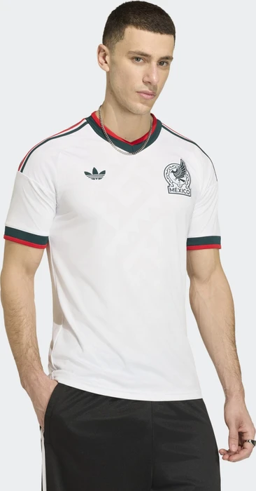 adidas FIFA WM 2026 Mexiko Auswärtstrikot kurzarm weiß (Herren)
