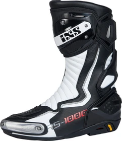 iXS RS-1000 Motorradstiefel schwarz/weiß