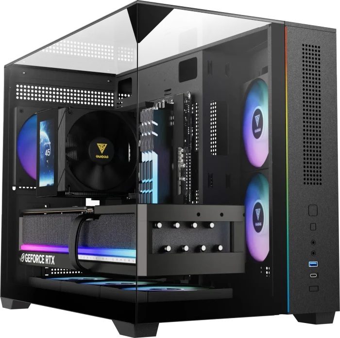 Gamdias Atlas M3M, Glasfenster