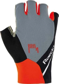 Roeckl Ivory 2 Fahrradhandschuhe hurricane grey/cherry tomato