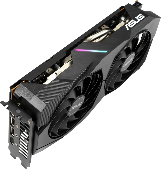 ASUS Dual Radeon RX 5500 XT OC EVO, DUAL-RX5500XT-O8G-EVO, 8GB GDDR6, HDMI, 3x DP