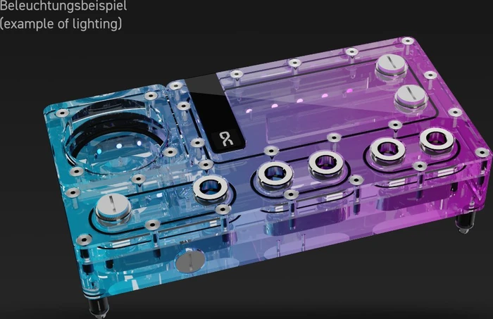 Alphacool Core Distro Plate 240 Rechts VPP/D5, Verteilerplatte