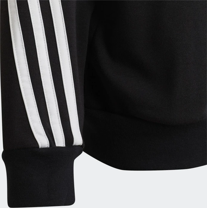 adidas 3-Streifen Trainingsanzug schwarz/weiß (Junior)