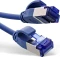 InLine Patchkabel Slim, PoE 87W, TPE (LSZH) flexibel, Cat6a, S/FTP, RJ-45/RJ-45, 0.3m, blau Vorschaubild