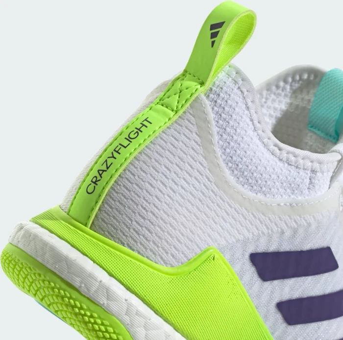 adidas Crazyflight Mid cloud white/team college purple/flash aqua (Damen)