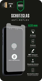 Scutes Deluxe Displayschutzglas Anti Reflex für Apple iPhone X/XS