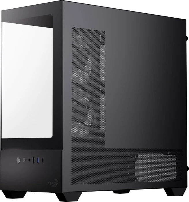 AeroCool P300D Black, Glasfenster