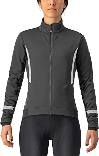 Castelli Dinamica 2 Fahrradjacke light black/white reflex (Damen)