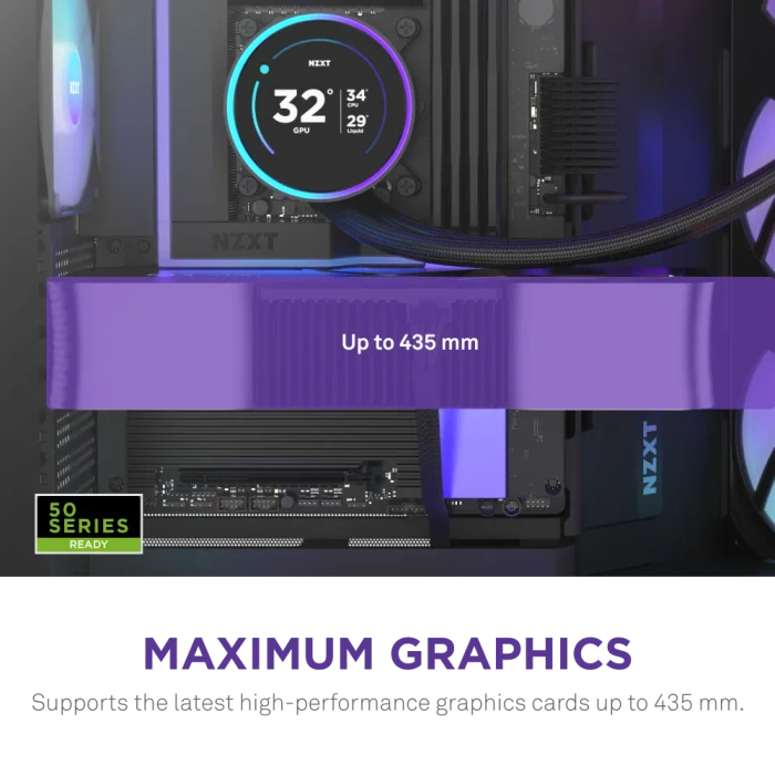 NZXT H9 Flow RGB+ [2025] Black, schwarz, Glasfenster