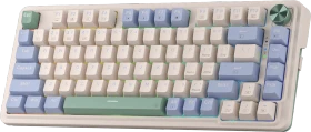Redragon Ucal K673 Pro, Vintageweiß, LEDs RGB, Redragon RED, USB/Bluetooth, US (K673CPG-RGB-PRO)