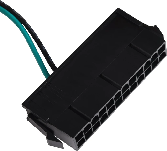 SilverStone PP10, 2x 24-Pin ATX Buchse auf 1x 24-Pin ATX Stecker, 1x Mainboard auf 2x PSU Y-Kabel