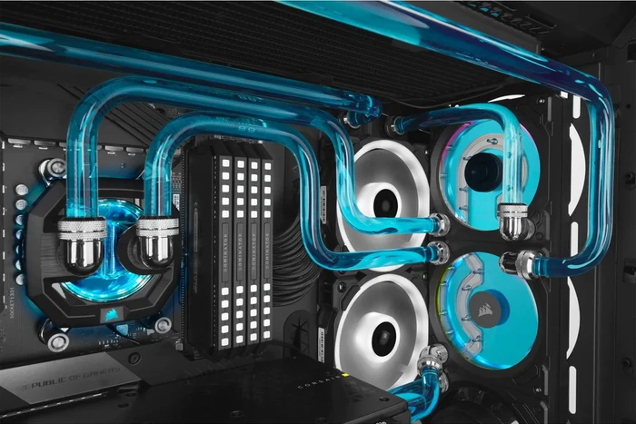 Corsair iCue 5000D RGB Hydro X, schwarz, Glasfenster