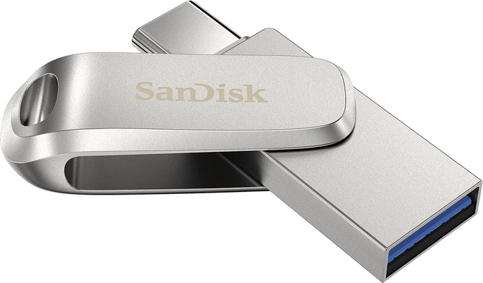 SanDisk Ultra Dual Drive Luxe 32GB silber, USB-A + USB-C, USB 3.2 Gen 1×1