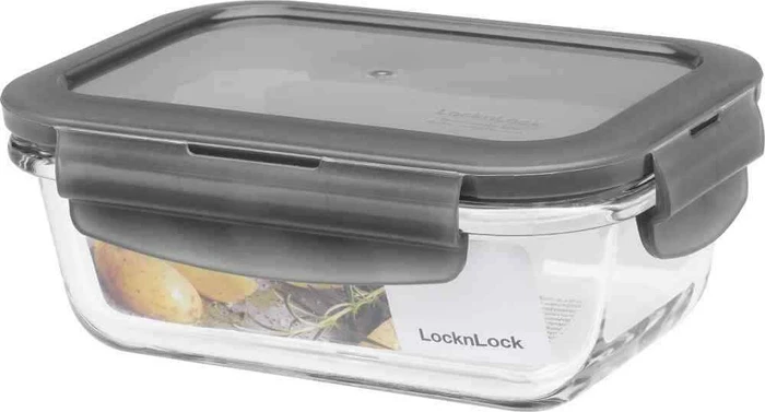 Lock & Lock Boroseal LLG422G rechteckig Aufbewahrungsbehälter 380ml