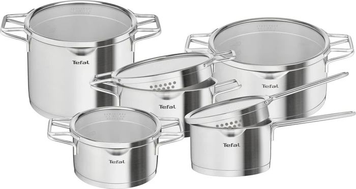 Tefal H852SA55 Nordica Topf-Set, 10-tlg.