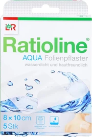 Lohmann & Rauscher Ratioline Aqua Duschpflaster, 8 x 10cm, 5 Stück