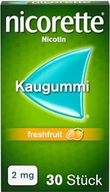 Johnson & Johnson Nicorette Freshfruit 2mg Kaugummis, 30 Stück