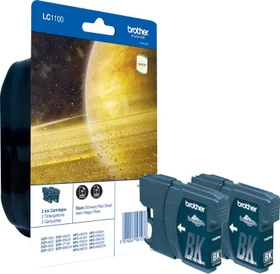 Brother Tinte LC1100BK schwarz, 2er-Pack