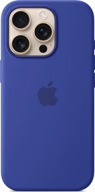 Apple Silikon Case mit MagSafe für iPhone 16 Pro ultramarin