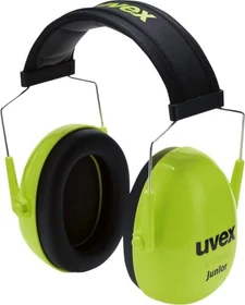 UVEX K Junior Gehörschutz schwarz/grün