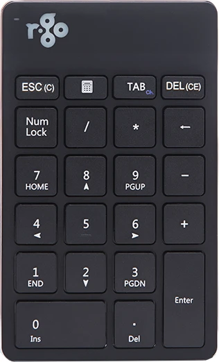 R-Go Numpad Break Wireless, schwarz, Bluetooth (RGOCONMWLBL) – Bild 2 von 6