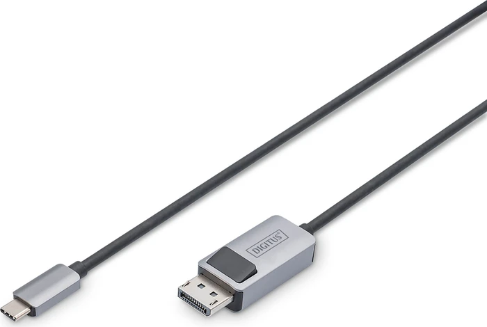 Digitus USB-C [Stecker] auf DisplayPort 1.4 [Stecker] 8K 30Hz Adapterkabel, 2m