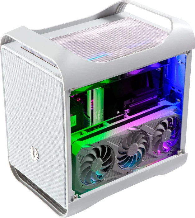 BitFenix Prodigy M 2022 ARGB, weiß, Glasfenster