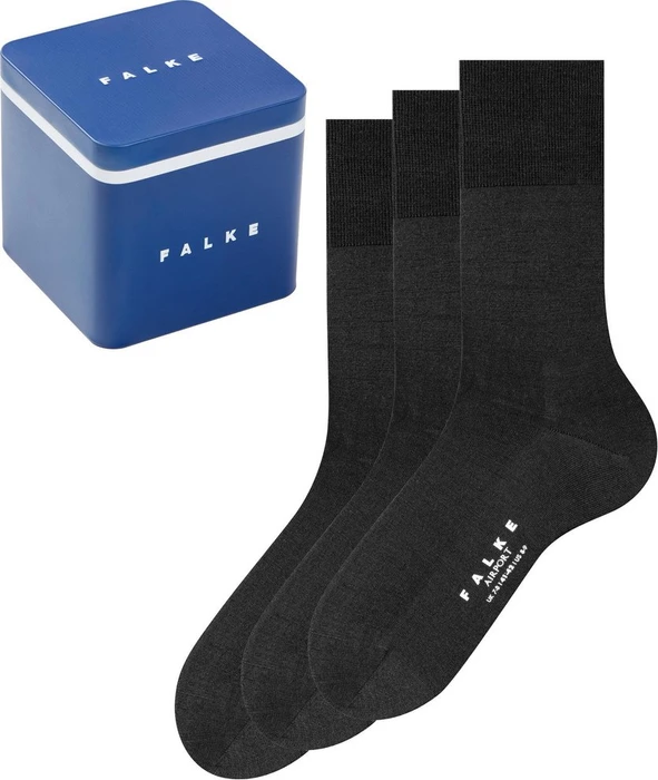 Falke Airport Socken black box, 3 Paare (Herren)