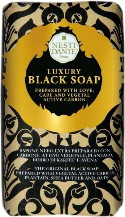 Nesti Dante Luxury Black feste Seife, 250g