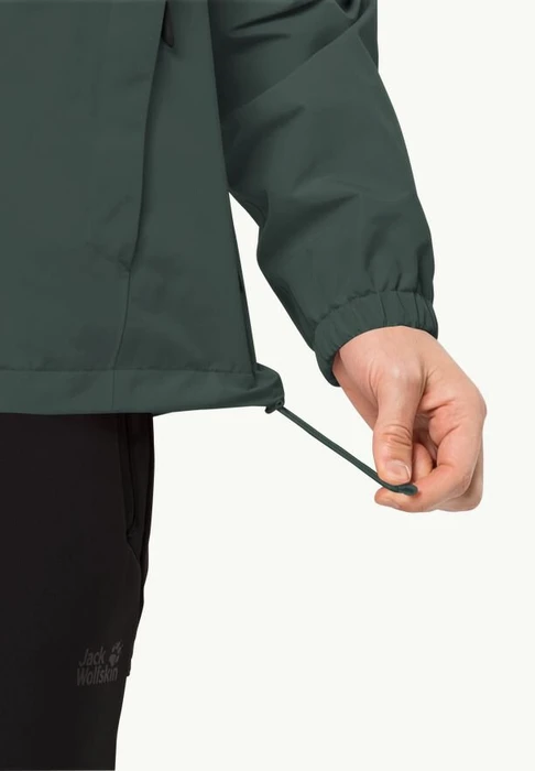 Jack Wolfskin Stormy Point 2L Funktionsjacke black olive (Herren)