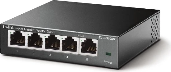 TP-Link TL-SG105S Desktop Gigabit Switch, 5x RJ-45