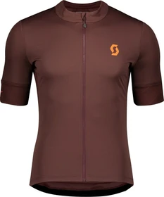 Scott Endurance 10 Trikot kurzarm maroon red/orange pumpkin (Herren)