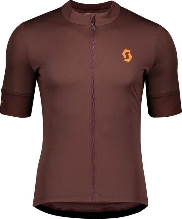 Scott Endurance 10 Trikot kurzarm maroon red/orange pumpkin (Herren)
