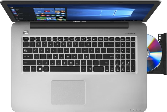 ASUS X756UX-T4336T, grau, Core i5-7200U, 12GB RAM, 128GB SSD, 1TB HDD, GeForce GTX 950M, DE